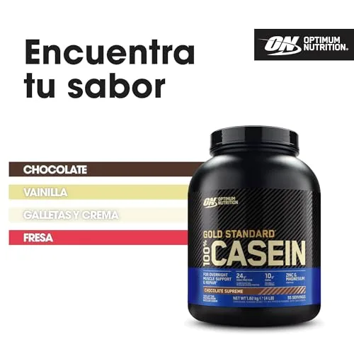 Optimum Nutrition ▫️ Gold Standard 100% Proteína de Caseína em Pó, Sabor Chocolate Supremo, 1,82 kg, 55 porções 5