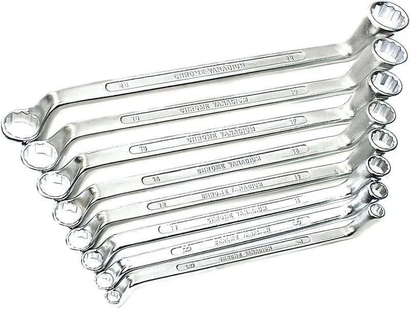 Mannesmann ▫️ M 140-08 - Conjunto de chaves poligonais, 8 peças, 6-22 mm, CV