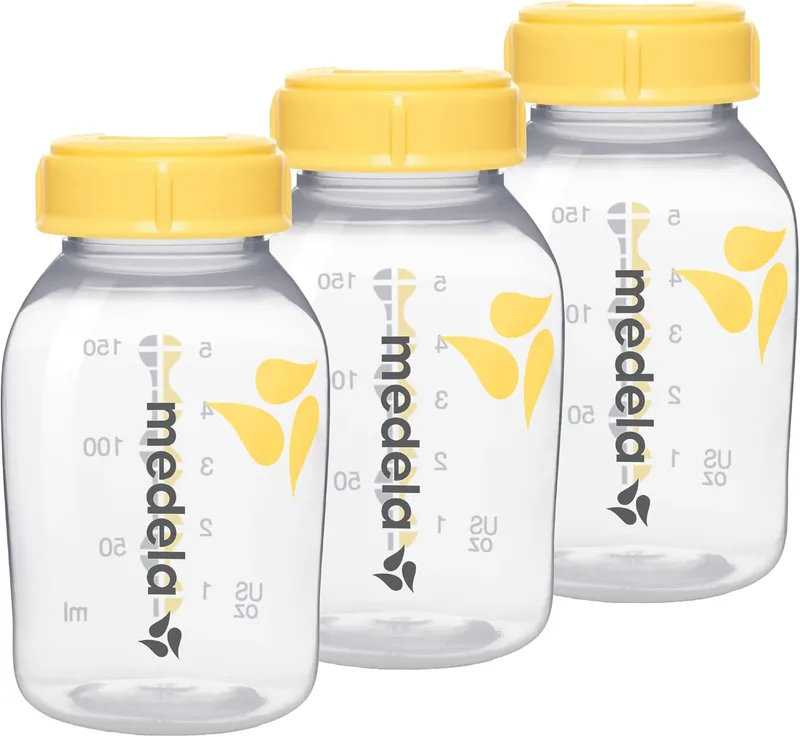 Medela ▫️ Biberões para armazenamento de leite materno, sem BPA, embalagem de 3 unidades de 150 ml