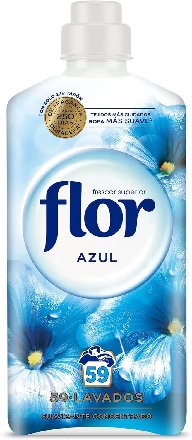 Flor ▫️ Flower - Amaciador Concentrado, Aroma Azul - 59 Doses