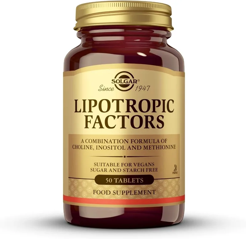 Solgar ▫️ Lipotropic Factors Comprimidos, Frasco de 50 Comprimidos