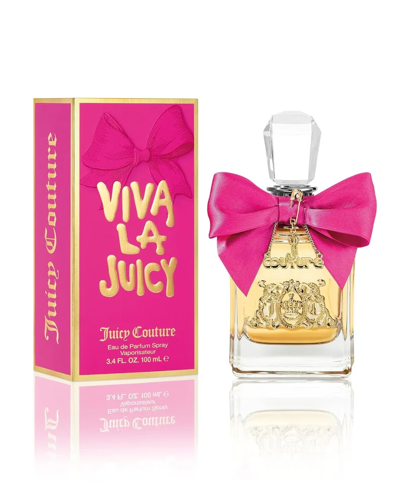 Juicy Couture ▫️ Viva la Juicy, perfume floral, feminino e romântico, com notas silvestres, aroma doce e leve, que proporciona uma sensação agradável e fresca, para mulher