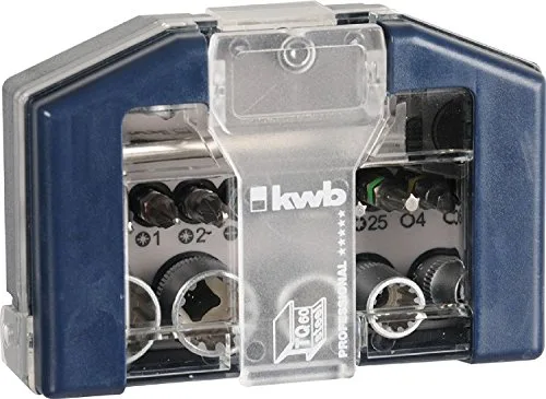 kwb ▫️ Einhell 49118900 - Caixa de pontas com chaves de soquete e catraca, clipe para cinto, 17 peças 2