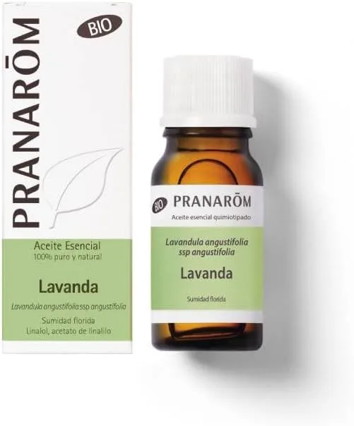 PRANAROM ▫️ Lavanda Biológica - Óleo Essencial Quimiotipado - Sono e Stress - 100% Puro e Natural - HECT - 10ml