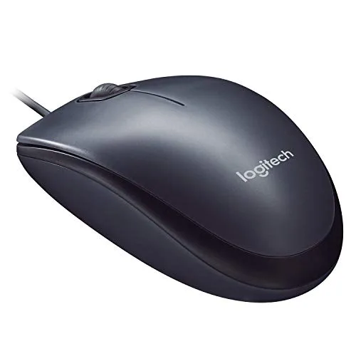 Logitech ▫️ Rato M90 com cabo USB 4