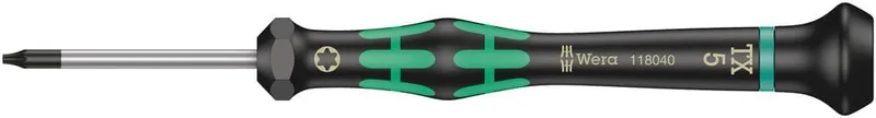 Wera ▫️ 2067 Chave de fendas TORX para aplicações eletrónicas, TX 1 x 40 mm