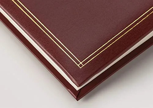 walther design ▫️ Álbum de fotografias azul com capacidade para 300 fotografias de 10 x 15 cm, tipo «memo book», em imitação de couro com relevo, Monza ME-140-L 3