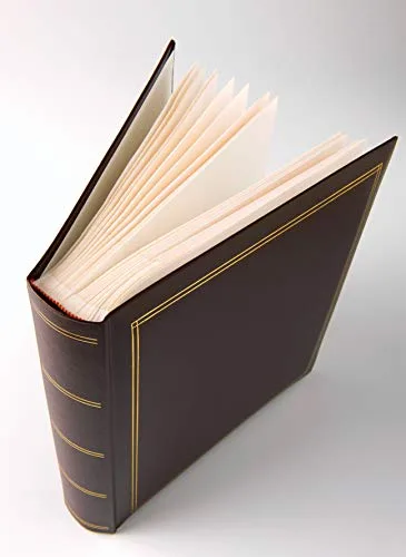 walther design ▫️ Álbum de fotografias azul com capacidade para 300 fotografias de 10 x 15 cm, tipo «memo book», em imitação de couro com relevo, Monza ME-140-L 4