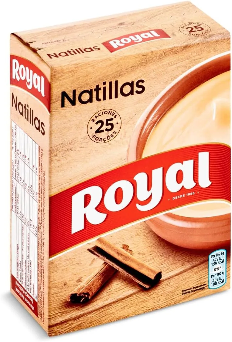 Royal ▫️ Custard, mistura de creme em pó 25 porções, embalagem 5 x 20g - 100 g