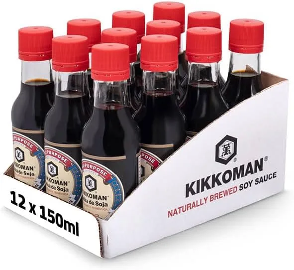 Kikkoman ▫️ Molho de Soja Fermentado Naturalmente, 150 ml