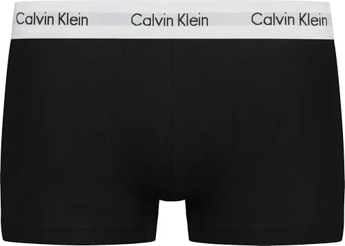 Calvin Klein ▫️ Cuecas boxer para homem, embalagem de 3, Low Rise Trunks, roupa interior 6