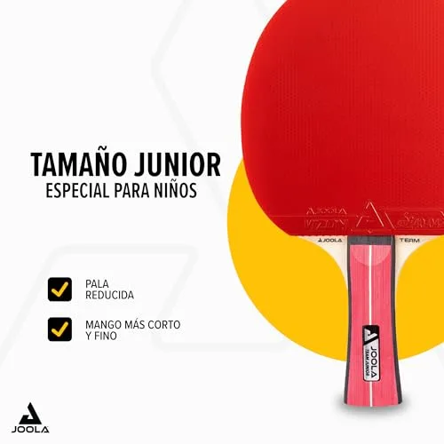 JOOLA ▫️ Raquete de ténis de mesa Team Junior, unissexo para adultos, multicolorida, tamanho único 2
