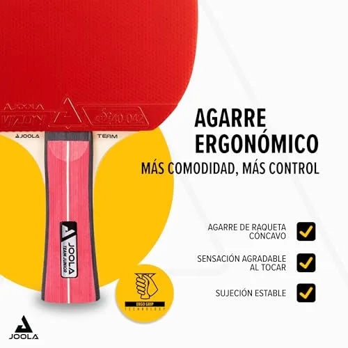 JOOLA ▫️ Raquete de ténis de mesa Team Junior, unissexo para adultos, multicolorida, tamanho único 4