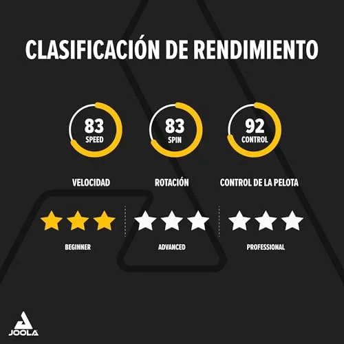 JOOLA ▫️ Raquete de ténis de mesa Team Junior, unissexo para adultos, multicolorida, tamanho único 6
