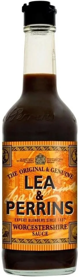 Lea & Perrins ▫️ Lea Perrins Worcestershire em frasco de vidro, 290 g