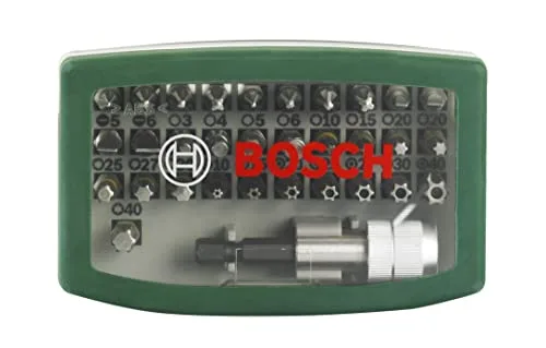 Bosch Accessories ▫️ Bosch Home and Garden Bosch 2607017063 Conjunto de pontas de aparafusar, conjunto de 32 peças 2