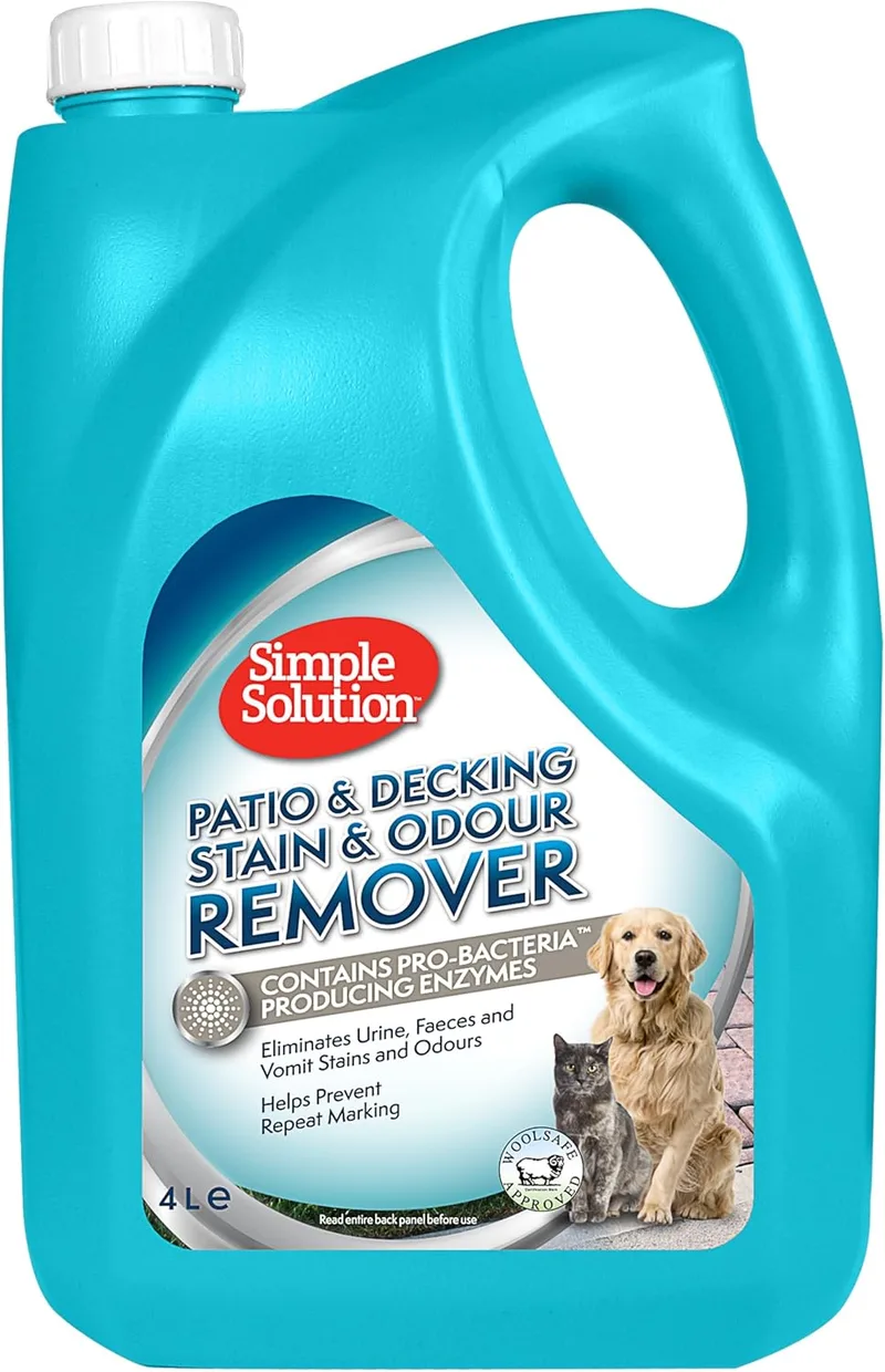 Simple Solution ▫️ Removedor de Manchas e Odores de Jardim e Animais de Estimação - 4L