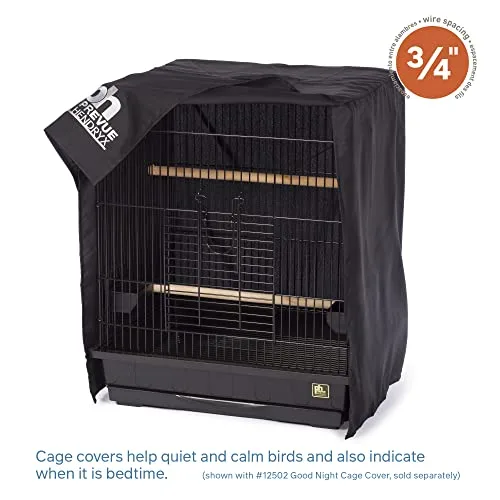 PREVUE PET PRODUCTS ▫️ Gaiola quadrada para papagaios, cor preta 7