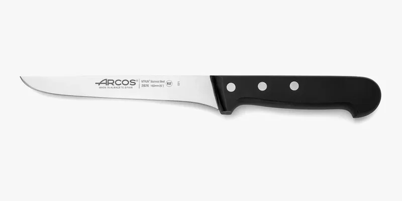 Arcos ▫️ Universal Faca para Desossar Nitrum POM Preta 160 mm
