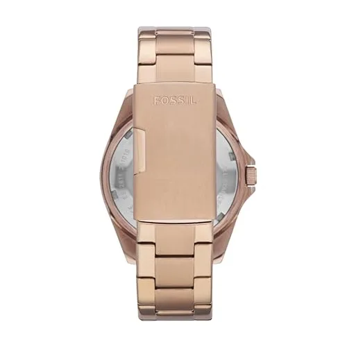 Fossil ▫️ Relógio Riley para mulher, mecanismo de cronógrafo com bracelete em aço ou pele 2