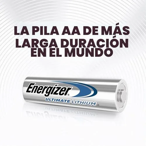 Energizer Max ▫️ Energizer Ultimate Lithium - Embalagem de 10 pilhas Ultimate Lithium AA 2
