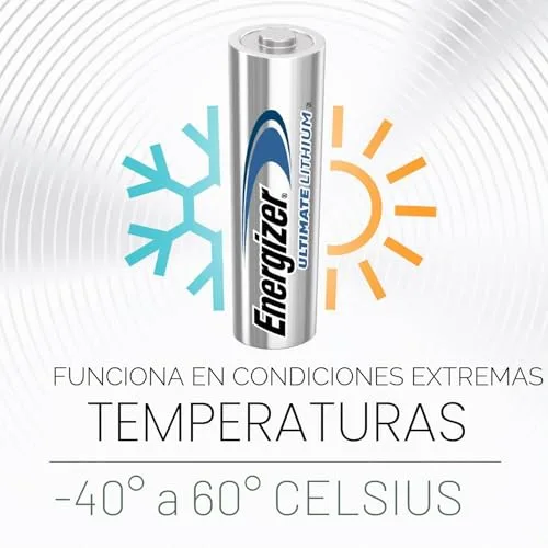 Energizer Max ▫️ Energizer Ultimate Lithium - Embalagem de 10 pilhas Ultimate Lithium AA 4