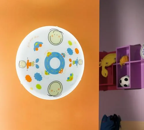 Eglo ▫️ Luminária de teto Junior 2, luminária de teto, aço branco 2