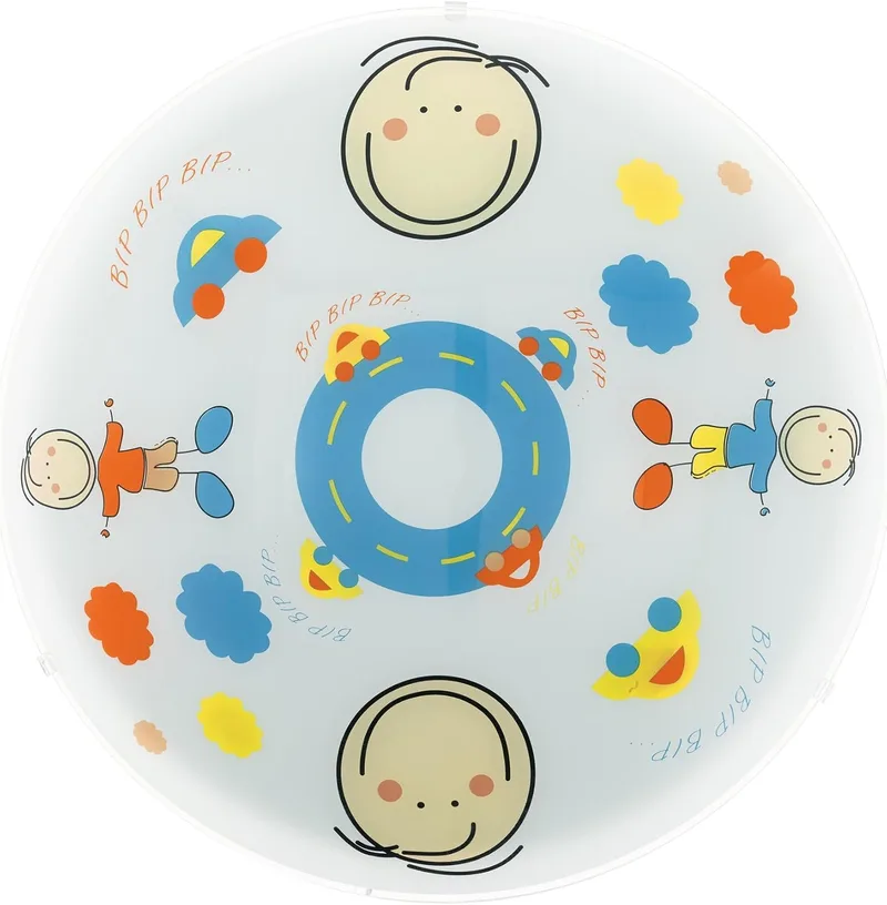 Eglo ▫️ Luminária de teto Junior 2, luminária de teto, aço branco