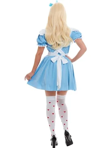 Smiffy's ▫️ Smiffys - Fato de menina com tema de baralho de cartas, azul, com vestido para o Halloween e Carnaval 3