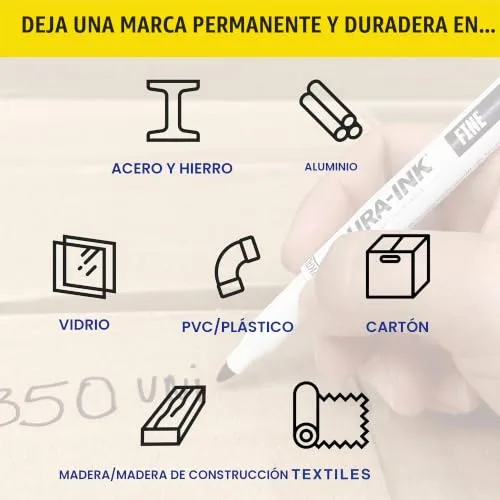 Markal ▫️ MARCADOR DE PONTA FINA PRETO DO TIPO BOLA (CAIXA DE 12 UNIDADES) 5