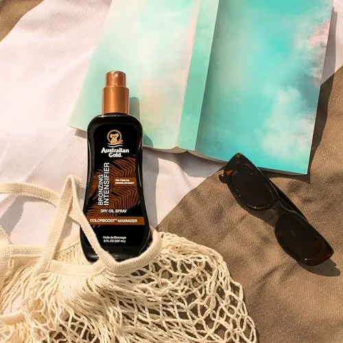 Australian Gold ▫️ Intensifier Dry - Acelerador de bronzeado, sem testes em animais, tom de pele médio, 237 ml 5