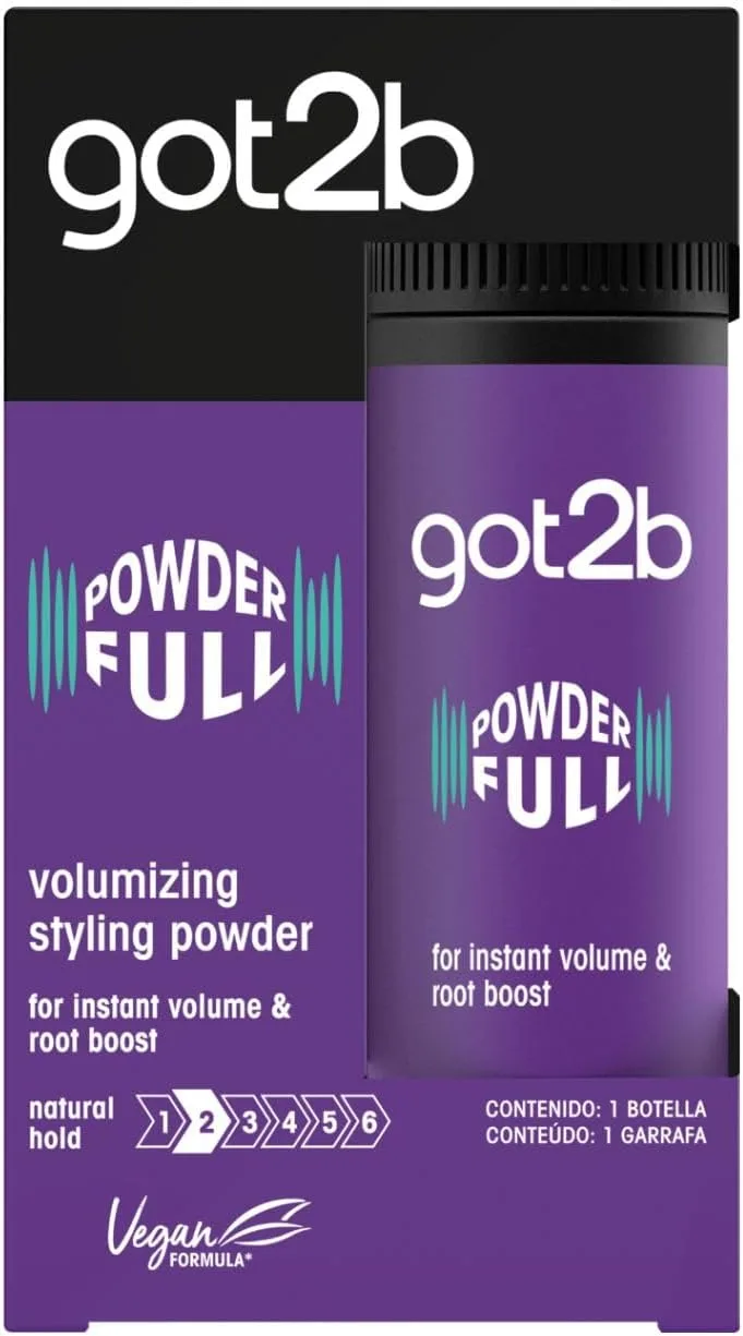 Got2B ▫️ Pó Texturizante Volume Powderful (1 x 10 g), pó para volume instantâneo, pó para o cabelo com fixação média, texturizador de cabelo com acabamento natural