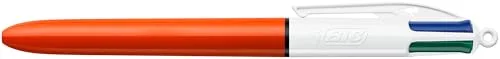 BIC ▫️ 889971 Canetas esferográficas retráteis Original Fine de 4 cores, ponta fina (0,8 mm) - Caixa de 12 unidades 3