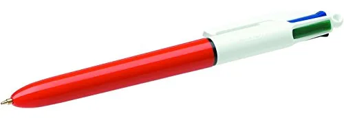 BIC ▫️ 889971 Canetas esferográficas retráteis Original Fine de 4 cores, ponta fina (0,8 mm) - Caixa de 12 unidades 4