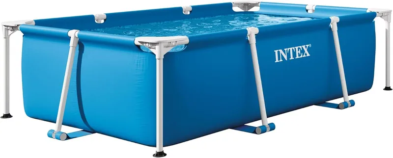 Intex ▫️ Piscina 28270NP Small Frame - Removível, 220 x 150 x 60 cm, 1.662 litros, cor azul