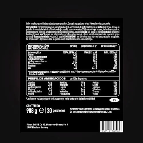 ESN ▫️ Designer Whey Protein, Chocolate, 1 kg 4