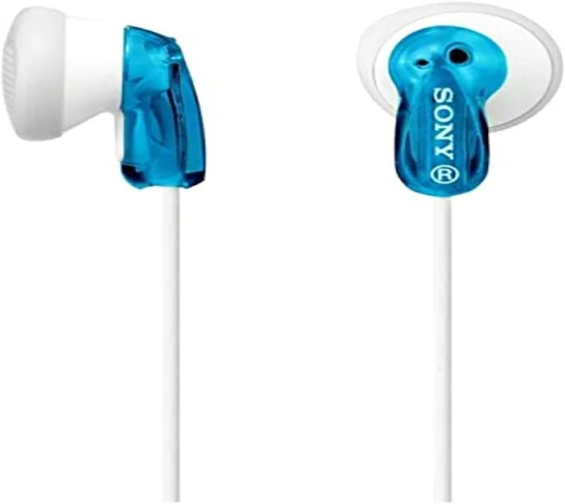 Sony ▫️ Mdre9Lpl - Auscultadores intra-auriculares, branco e azul, 5