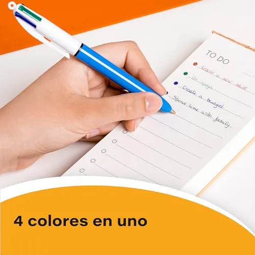 BIC ▫️ Canetas 4 Colours Original Medium, Caixa com 12 unidades 3