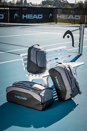 HEAD ▫️ Mochila Pro X, Preto-Cinzento Escuro 6