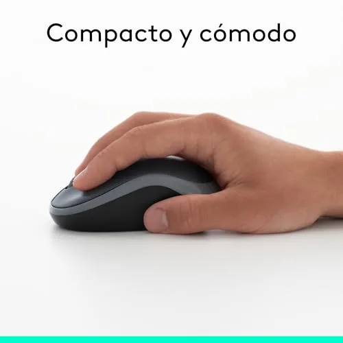 Logitech ▫️ Rato sem fios M185, 2,4 GHz com mini-receptor USB 5