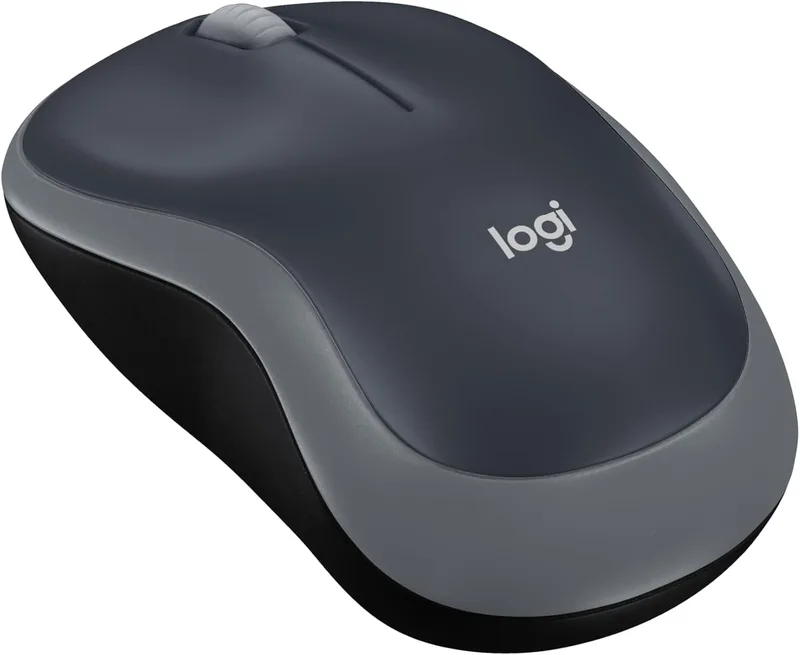 Logitech ▫️ Rato sem fios M185, 2,4 GHz com mini-receptor USB