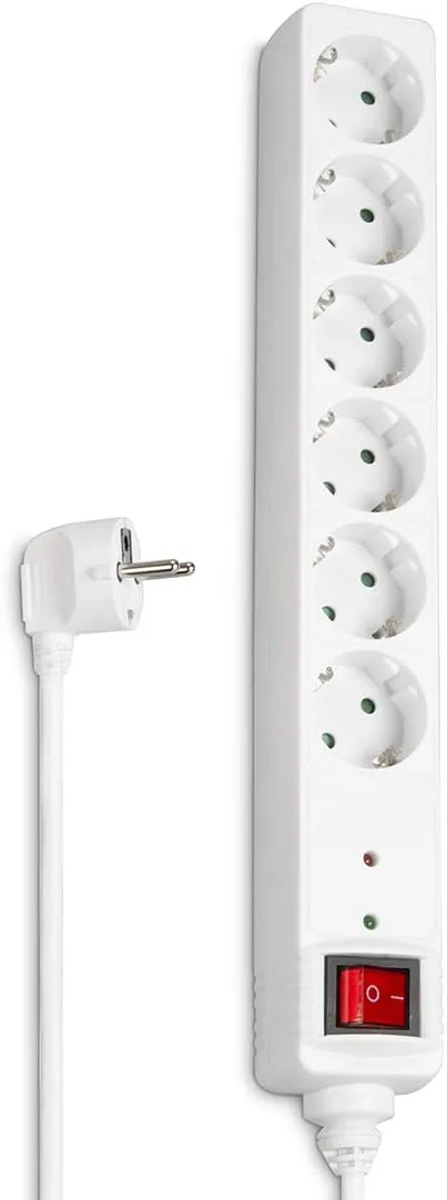 Hama ▫️ 00047778 base múltipla 1,4 m - Bases múltiplas (1,4 m, 230 V, 50 Hz, Branco)