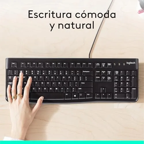 Logitech ▫️ Teclado com fio K120 para Windows 2