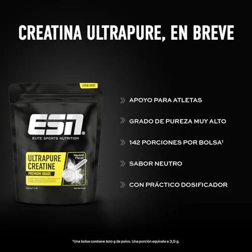 ESN ▫️ Creatina Monohidratada Ultrapura, 500 g, 142 doses 3
