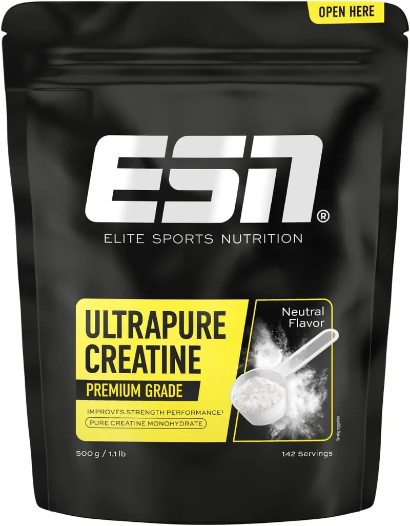 ESN ▫️ Creatina Monohidratada Ultrapura, 500 g, 142 doses