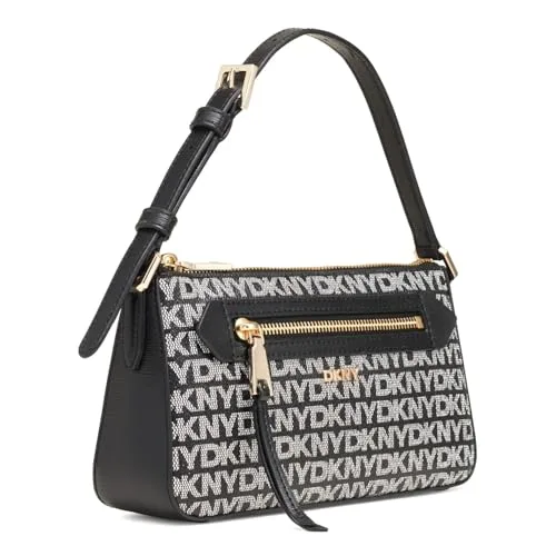 DKNY ▫️ Topo Bryant Ave com fecho e alça transversal curta para mulher, tamanho S 3