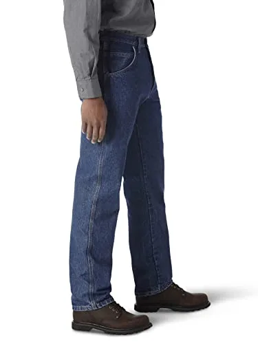 Wrangler ▫️ Calças de ganga FR Flame Resistant Relaxed Fit - Calças de ganga FR de corte descontraído resistentes ao fogo para homem 2