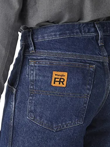 Wrangler ▫️ Calças de ganga FR Flame Resistant Relaxed Fit - Calças de ganga FR de corte descontraído resistentes ao fogo para homem 6