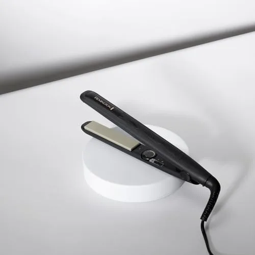 Remington ▫️ Alisador de cabelo Ceramic Slim - Placas flutuantes extralargas, cerâmica antiestática, turmalina, camada protetora de Teflon, proteção e brilho, temperatura de 230 °C, aquecimento em 15 s - S3500 5