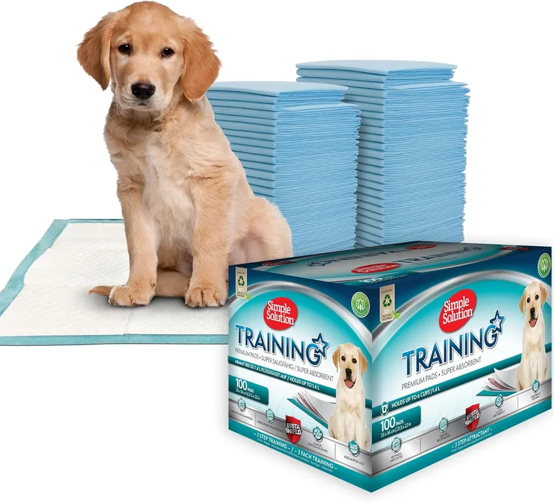 Simple Solution ▫️ Almofadas de Treino para Cães e Cachorros Premium (Embalagem de 100)